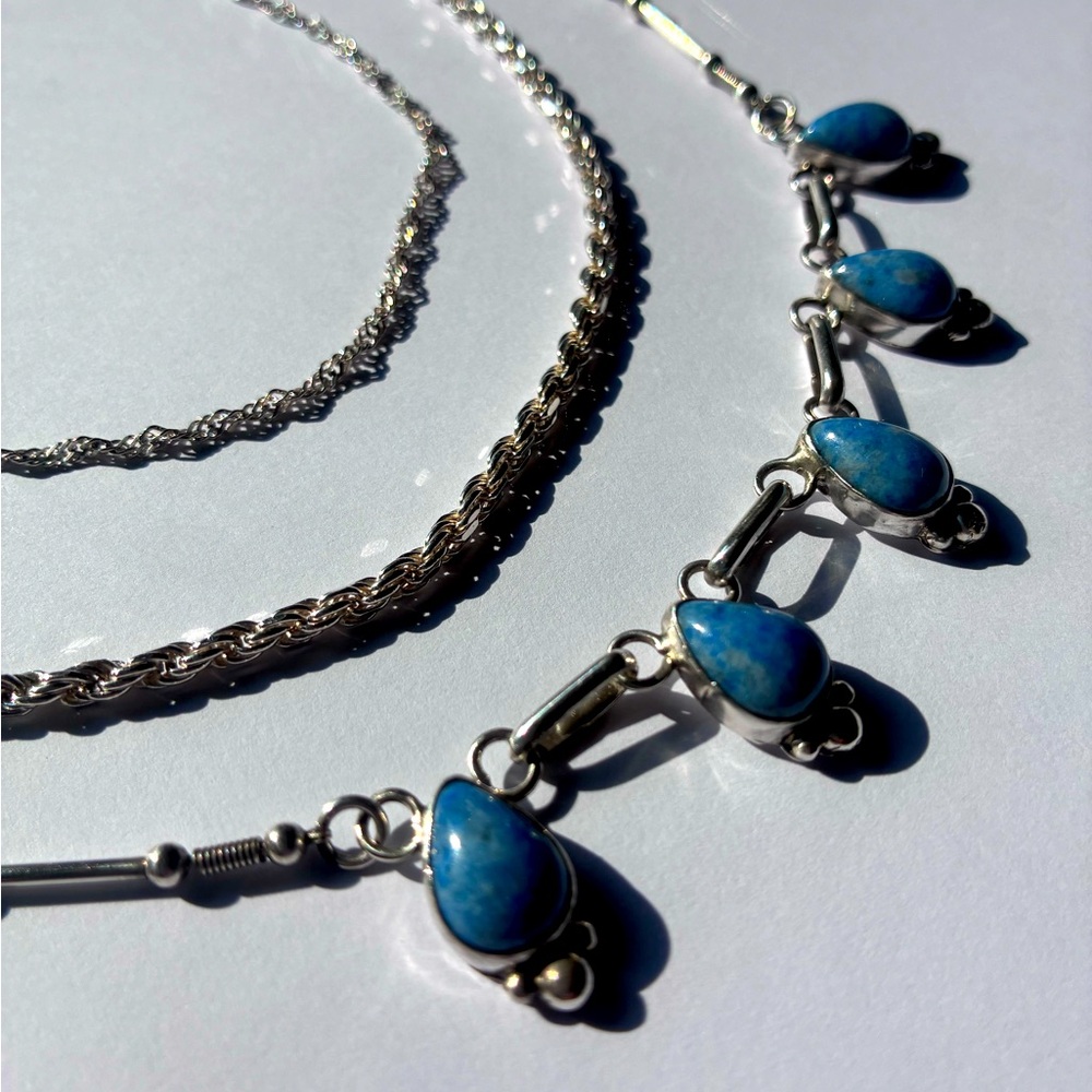 Vintage Sterling Silver Necklace.
